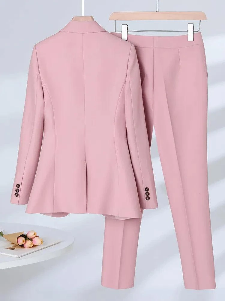 3-Piece Set Women Pant Suit, Formal Pantsuit 2 3-Piece Set Women Pant Suit, Formal Pantsuit - Image 2