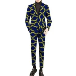 African 2-Button Suit -Rocka Style african 2 button suit african suit lestyleparfait 6
