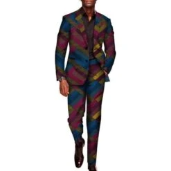African Elegant Two Piece Suit -Rocka Style african elegant two piece suit african suit lestyleparfait 3