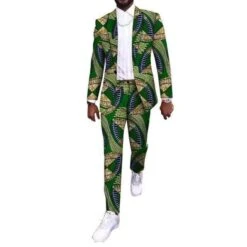 African Men‘s Printed Blazers Suit -Rocka Style african men s printed blazers suit african suit lestyleparfait 10