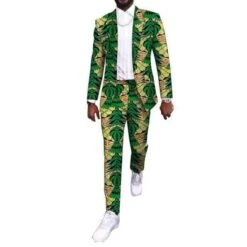 African Men‘s Printed Blazers Suit -Rocka Style african men s printed blazers suit african suit lestyleparfait 5