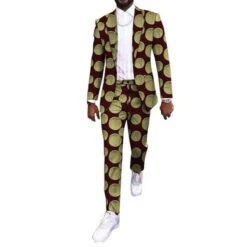 African Men‘s Printed Blazers Suit -Rocka Style african men s printed blazers suit african suit lestyleparfait 8