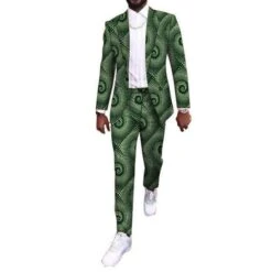African Men‘s Printed Blazers Suit -Rocka Style african men s printed blazers suit african suit lestyleparfait 9
