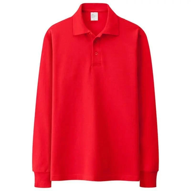 Autumn Solid Men Polos Shirts 13 Autumn Solid Men Polos Shirts - Image 13