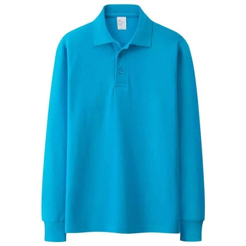 Autumn Solid Men Polos Shirts 15 Autumn Solid Men Polos Shirts - Image 15