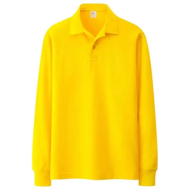 Autumn Solid Men Polos Shirts 9 Autumn Solid Men Polos Shirts - Image 9