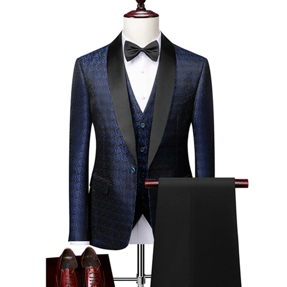 Baldo Tuxedo Suit - Three Piece Suit 1 Baldo Tuxedo Suit - Three Piece Suit