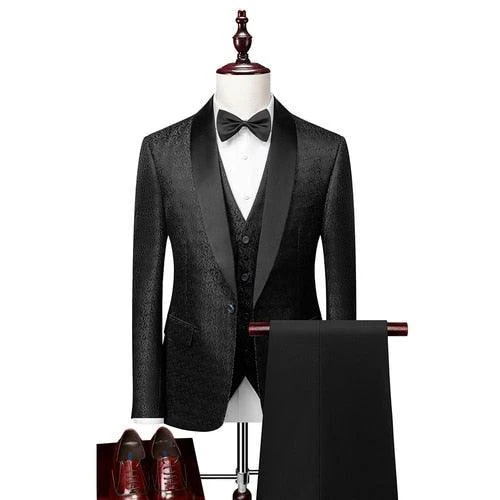 Baldo Tuxedo Suit - Three Piece Suit 2 Baldo Tuxedo Suit - Three Piece Suit - Image 2