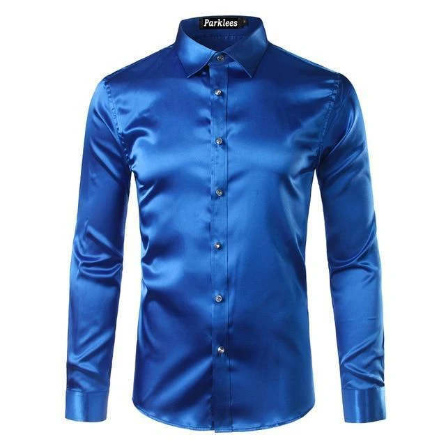 Beefheart Satin Silk Shirt For Men 1 Beefheart Satin Silk Shirt For Men