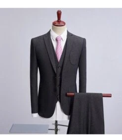 Big Business Tweed 3 Piece Suit -Rocka Style big business tweed 3 piece suit tweed suit lestyleparfait 6
