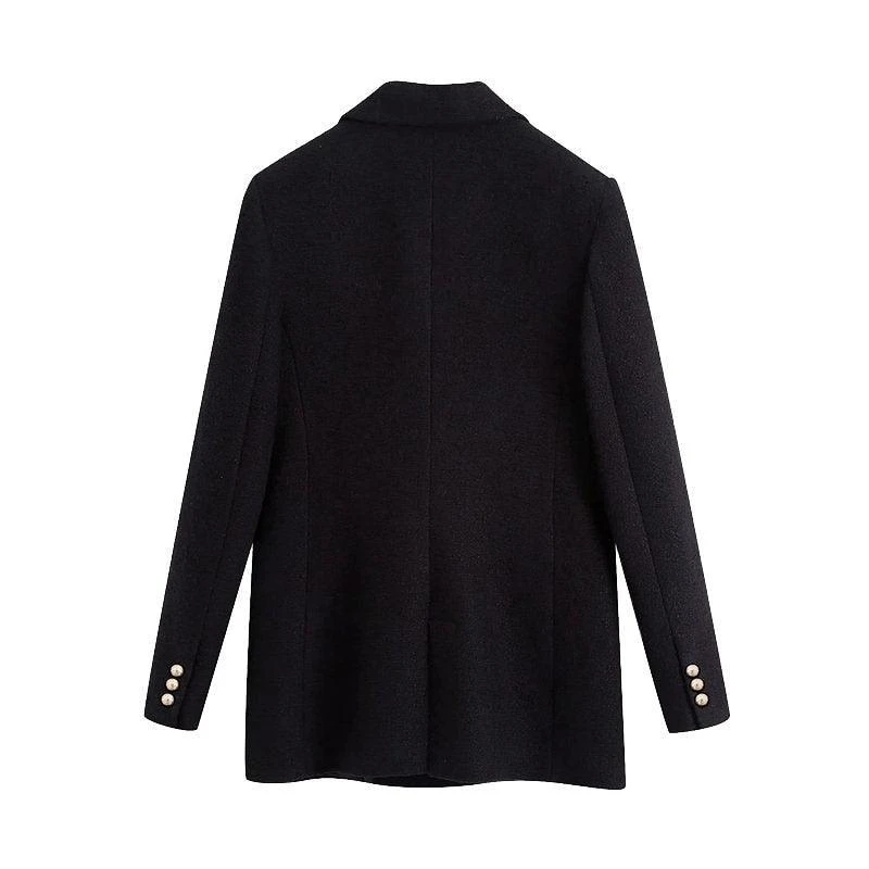 Black Blazer Women - Formal-Business - Plain-Solid 2 Black Blazer Women - Formal-Business - Plain-Solid - Image 2