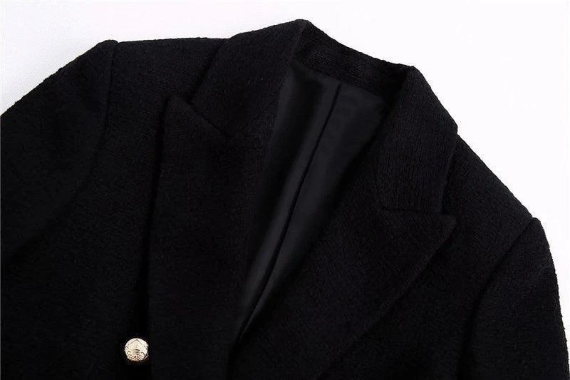 Black Blazer Women - Formal-Business - Plain-Solid 4 Black Blazer Women - Formal-Business - Plain-Solid - Image 4