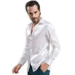 Bolan Satin Silk Shirt For Men -Rocka Style bolan satin silk shirt for men silk shirt lestyleparfait 7