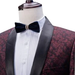 Capable Man Tuxedo Jacquard Suit -Rocka Style capable man tuxedo jacquard suit tuxedo suit lestyleparfait 3