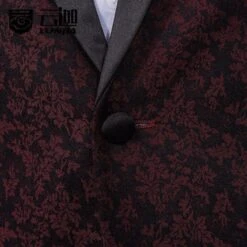 Capable Man Tuxedo Jacquard Suit -Rocka Style capable man tuxedo jacquard suit tuxedo suit lestyleparfait 4