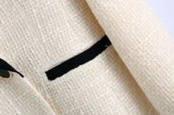 Chic Off-White Tweed Blazer Women - Vintage - Patchwork 11 Chic Off-White Tweed Blazer Women - Vintage - Patchwork -Rocka Style chic off white tweed blazer women vintage patchwork tweed blazer lestyleparfait 5