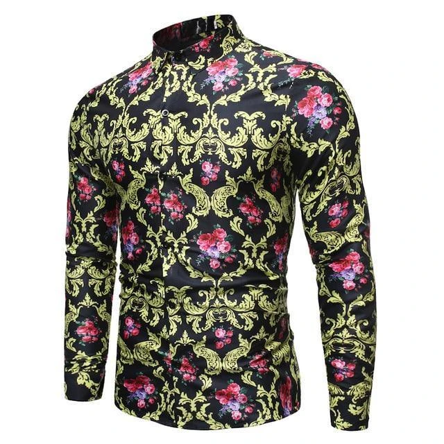 Clough FloralCasual Shirt For Men 2 Clough FloralCasual Shirt For Men - Image 2
