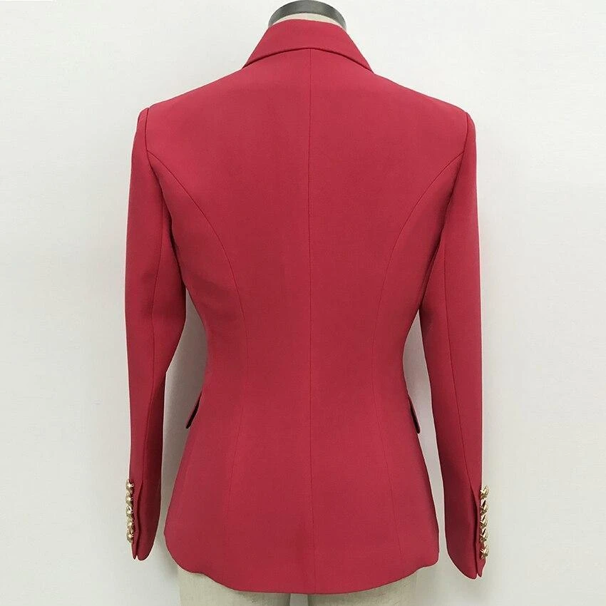 Coral Red Blazer Women - Casual - Plain-Solid 5 Coral Red Blazer Women - Casual - Plain-Solid - Image 5