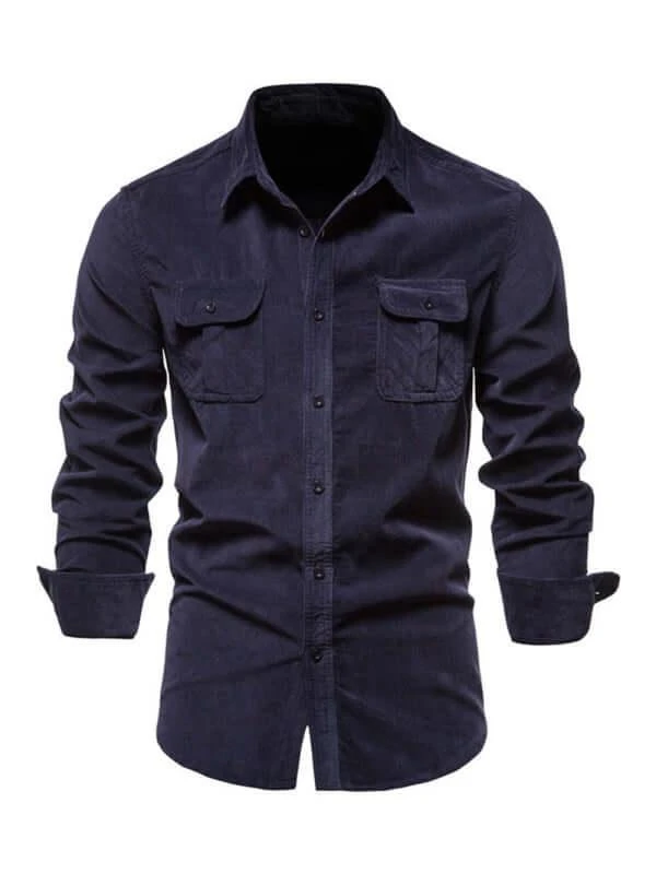 Corduroy Slim Fit Shirt 5 Corduroy Slim Fit Shirt - Image 5