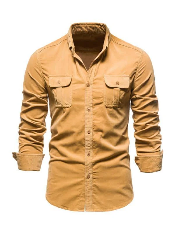 Corduroy Slim Fit Shirt 6 Corduroy Slim Fit Shirt - Image 6