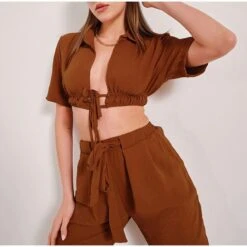 Crop Top Outfit Sets 15 Crop Top Outfit Sets -Rocka Style crop top outfit sets clothing set lestyleparfait 8