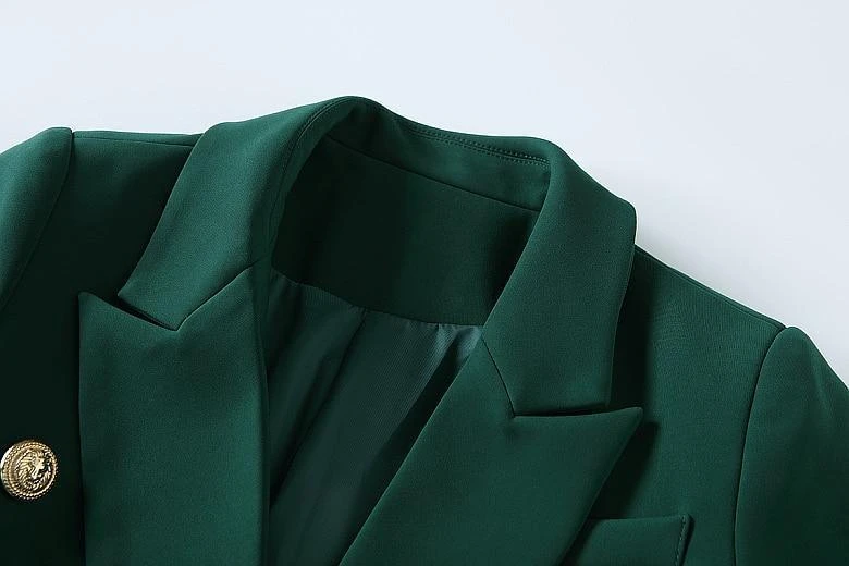 Dark Green Blazer Women - Casual - Plain-Solid 6 Dark Green Blazer Women - Casual - Plain-Solid - Image 6