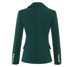 Dark Green Blazer Women - Casual - Plain-Solid 15 Dark Green Blazer Women - Casual - Plain-Solid -Rocka Style dark green blazer women casual plain solid double breasted blazer lestyleparfait 7