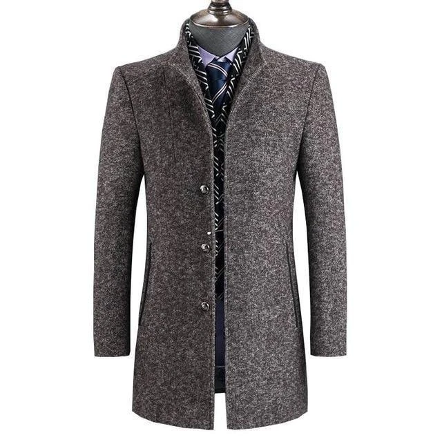 DiCaprio Wool Winter Coat 2 DiCaprio Wool Winter Coat - Image 2