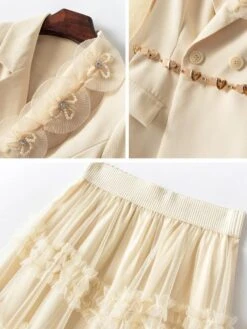 Elegant Outfit Set - Top And Mesh Skirt 22 Elegant Outfit Set - Top And Mesh Skirt -Rocka Style elegant outfit set top and mesh skirt clothing set lestyleparfait 11