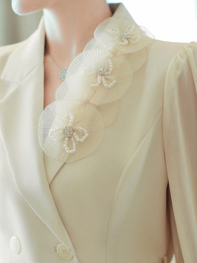 Elegant Outfit Set - Top And Mesh Skirt 4 Elegant Outfit Set - Top And Mesh Skirt - Image 4