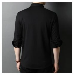 Ferell Satin Dress Shirt For Men -Rocka Style ferell satin dress shirt for men silk shirt lestyleparfait 10