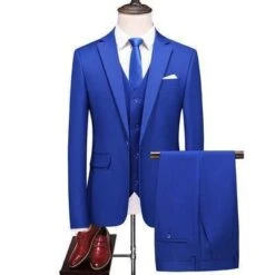 Formal Three Piece Business Suit -Rocka Style formal three piece business suit three piece suit lestyleparfait 16