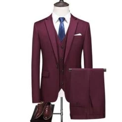 Formal Three Piece Business Suit -Rocka Style formal three piece business suit three piece suit lestyleparfait 17