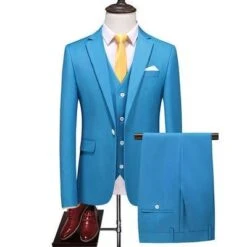 Formal Three Piece Business Suit -Rocka Style formal three piece business suit three piece suit lestyleparfait 4