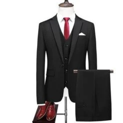 Formal Three Piece Business Suit -Rocka Style formal three piece business suit three piece suit lestyleparfait 5