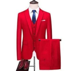 Formal Three Piece Business Suit -Rocka Style formal three piece business suit three piece suit lestyleparfait 9
