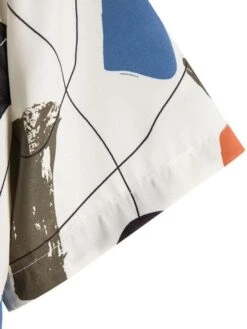 Graffiti Slim Fit Men Shirt -Rocka Style graffiti slim fit men shirt short sleeve shirt lestyleparfait 3