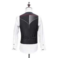 Grand Event Black Three Piece Men Suit -Rocka Style grand event black three piece men suit tuxedo suit lestyleparfait 4