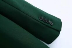 Green Double Breasted Blazer Women - Casual - Plain-Solid 9 Green Double Breasted Blazer Women - Casual - Plain-Solid -Rocka Style green double breasted blazer women casual plain solid double breasted blazer lestyleparfait 4