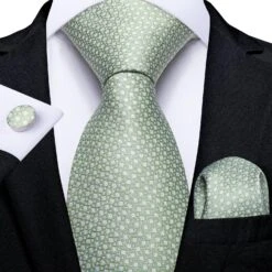 Green Luxury Necktie Set -Rocka Style green luxury necktie set necktie lestyleparfait 6