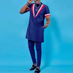 Long Top Men Clothing Outfit Set -Rocka Style long top men clothing outfit set clothing set lestyleparfait 8