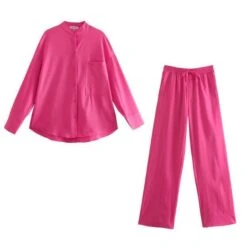 Loose High Waist Outfit Sets For Women -Rocka Style loose high waist outfit sets for women clothing set lestyleparfait 5