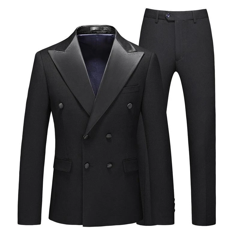 Luca Double-Breasted Tuxedo Suit 1 Luca Double-Breasted Tuxedo Suit
