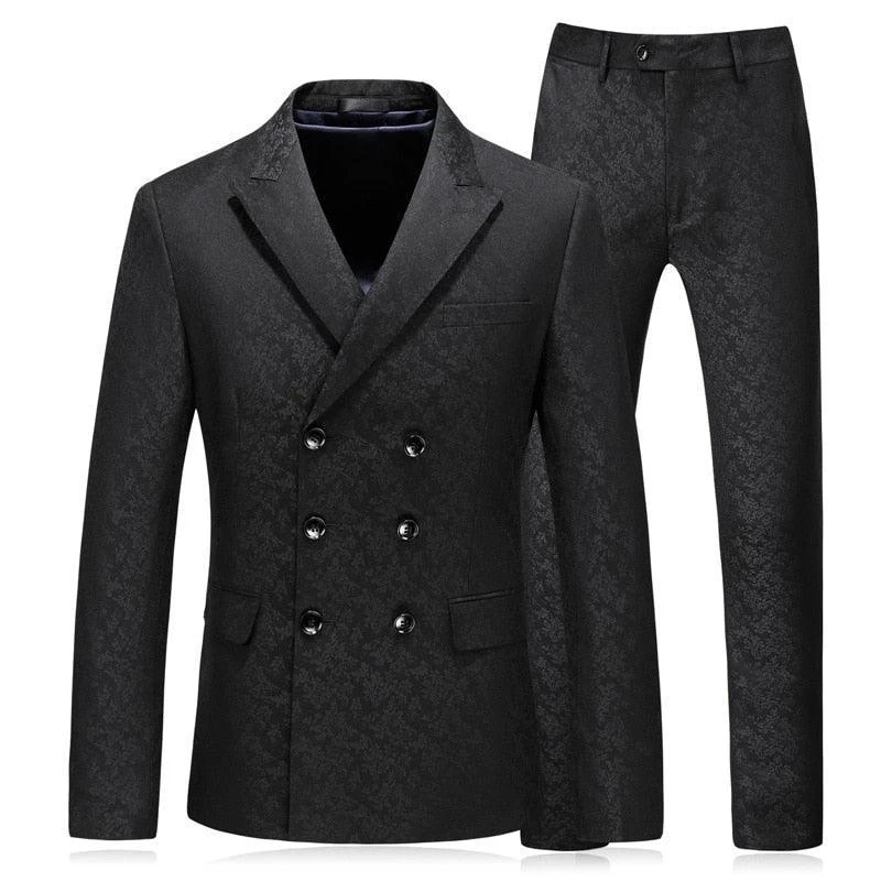 Luca Double-Breasted Tuxedo Suit 15 Luca Double-Breasted Tuxedo Suit - Image 15