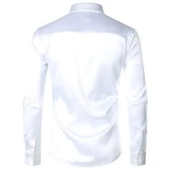 Luxury Sequins Silk Shirt For Men -Rocka Style luxury sequins silk shirt for men silk shirt lestyleparfait 4