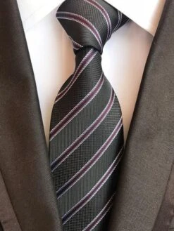 Luxury Silk Necktie, Striped, Plaid 27 Luxury Silk Necktie, Striped, Plaid -Rocka Style luxury silk necktie striped plaid necktie lestyleparfait 8