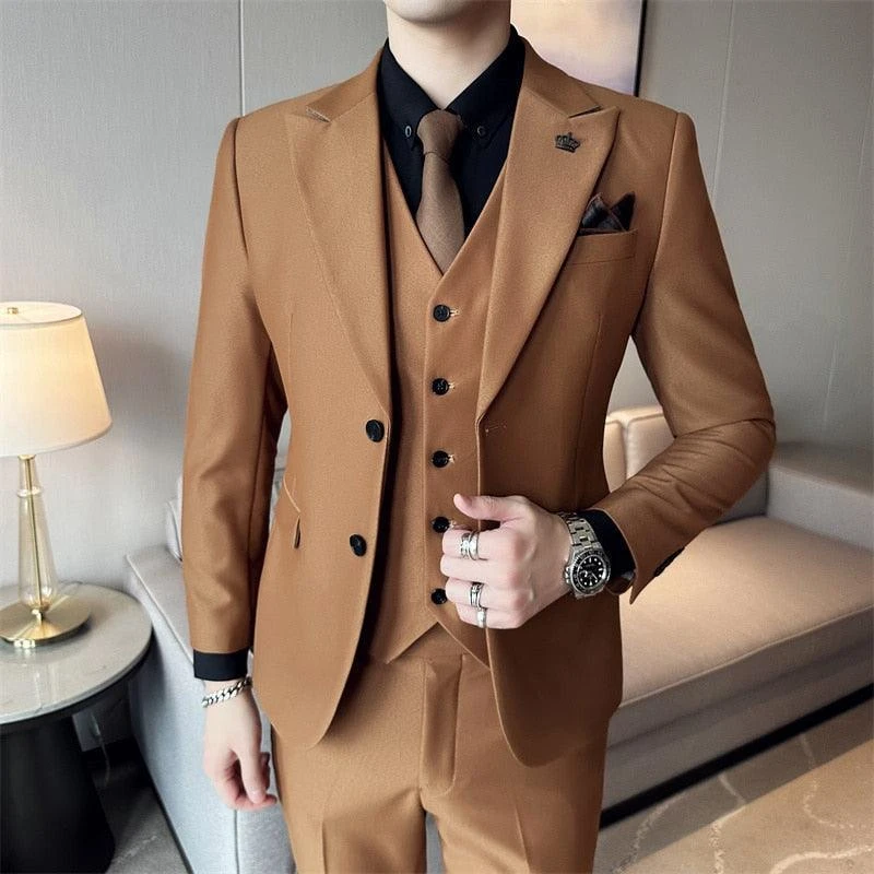 Marco Formal Business Three Piece Suit 1 Marco Formal Business Three Piece Suit