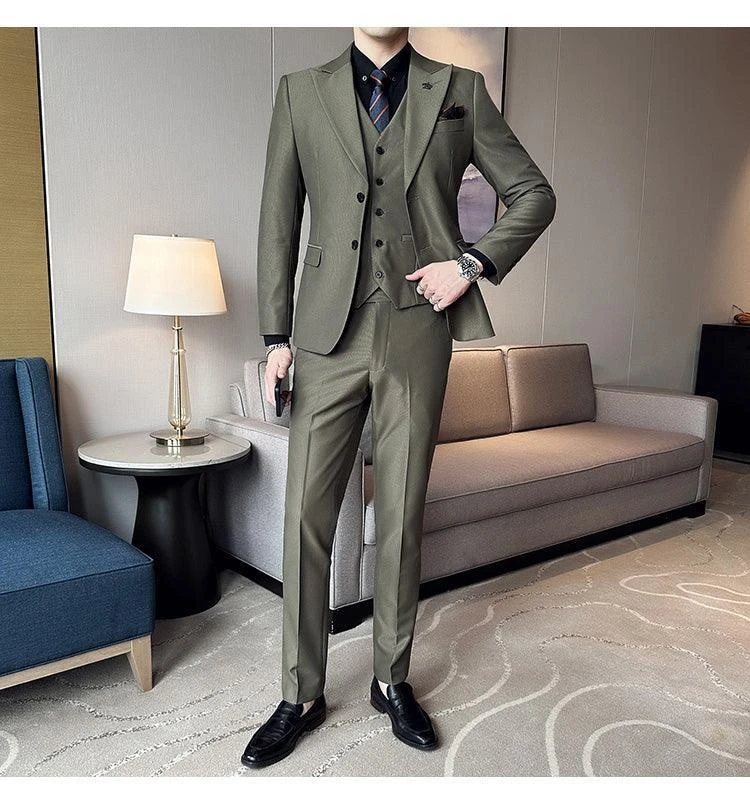 Marco Formal Business Three Piece Suit 10 Marco Formal Business Three Piece Suit - Image 10