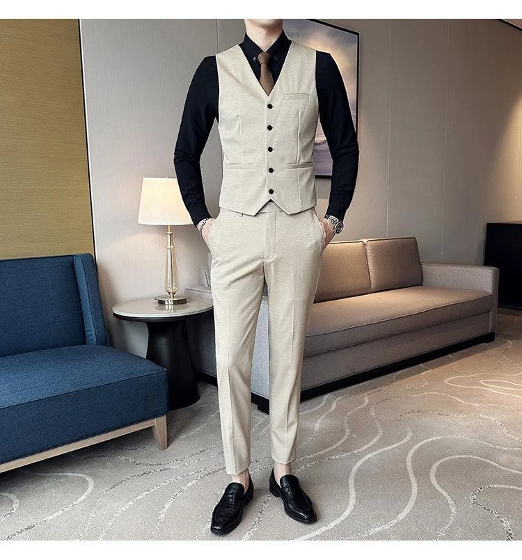Marco Formal Business Three Piece Suit 11 Marco Formal Business Three Piece Suit - Image 11