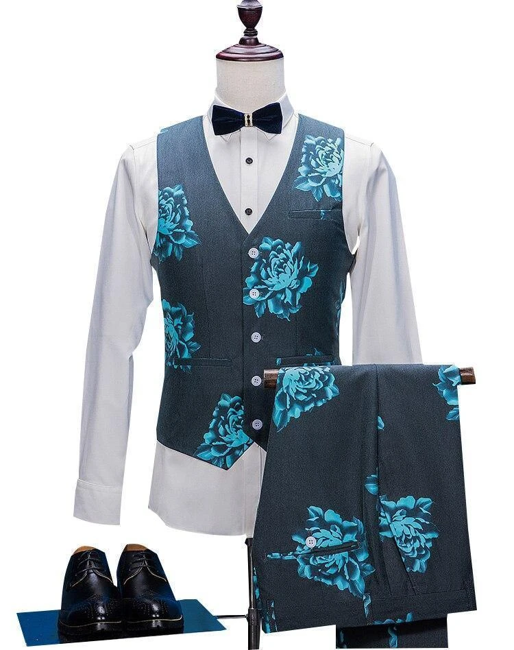Maximus Slim Fit 3 Piece Suit 2 Maximus Slim Fit 3 Piece Suit - Image 2